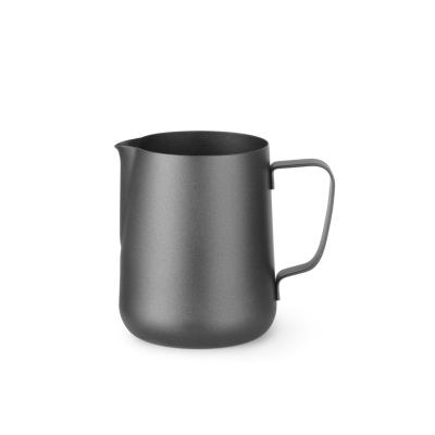 Konvička na mléko černá, HENDI, 0,6L, ⌀90x(H)112mm | 458198